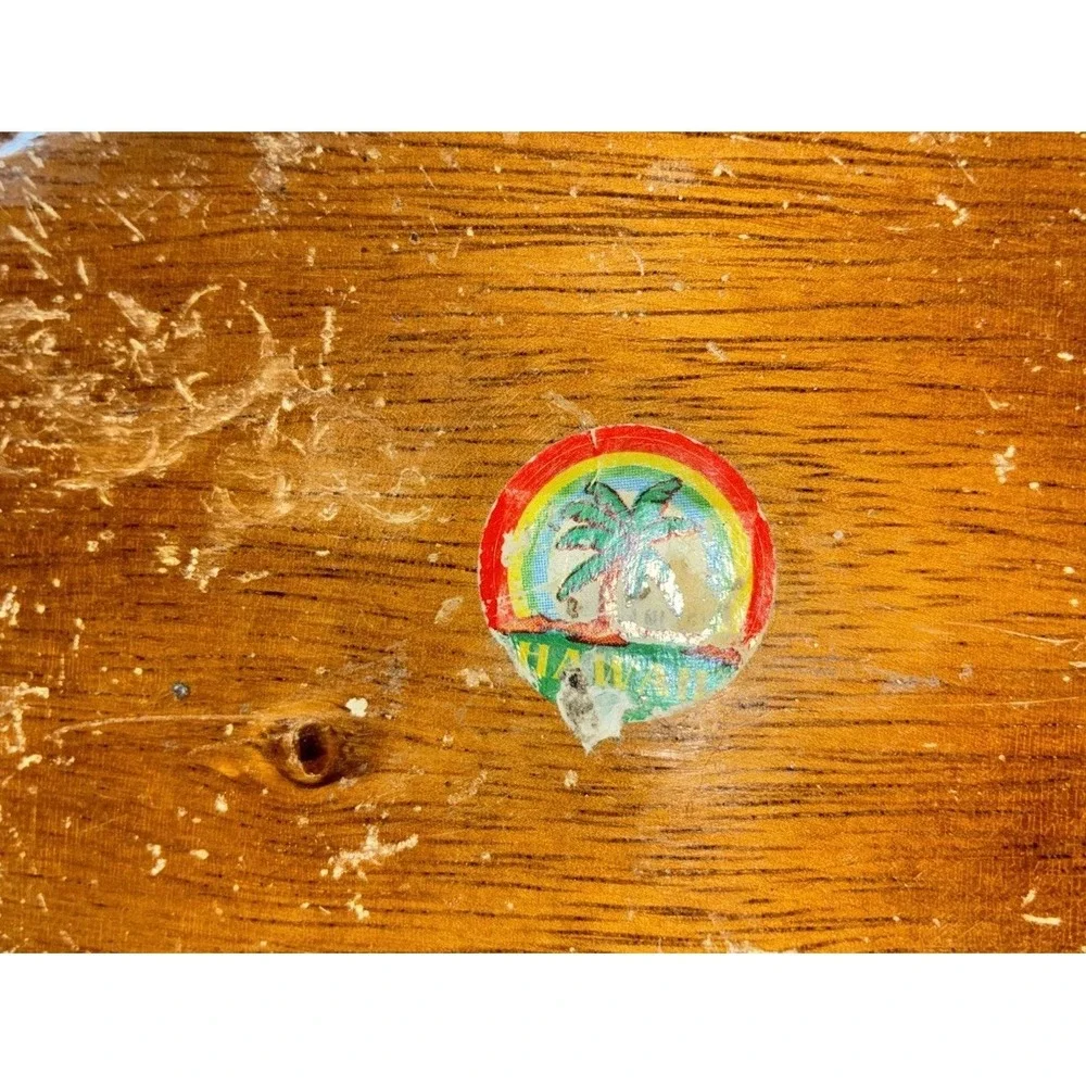 Pineapple Bowl‎ Monkey Pod Wood Carved Tray Dish Hawaii Vintage